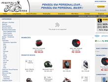 Tablet Screenshot of personalbiker.com.br